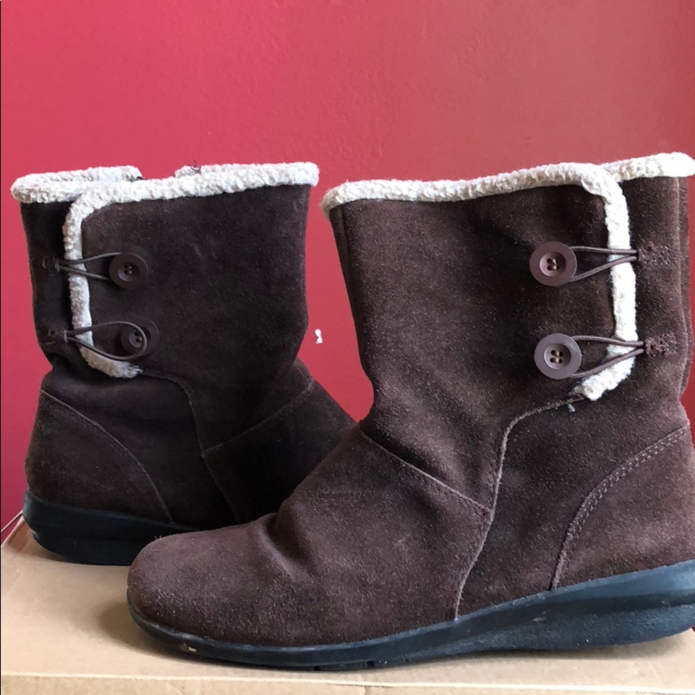 Clark faux fur boots